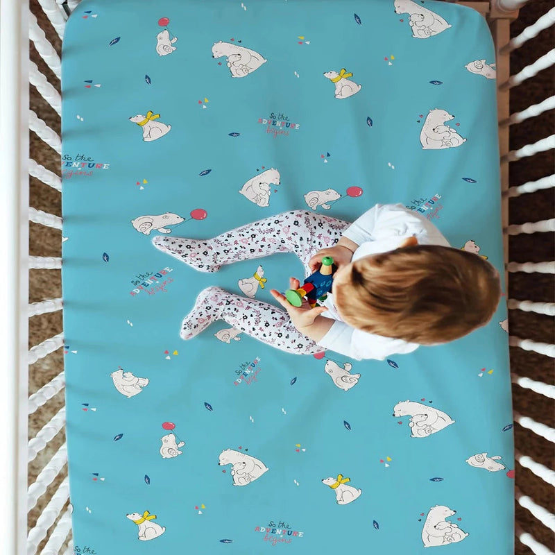 Rabitat Organic Cotton Fitted Crib Sheet