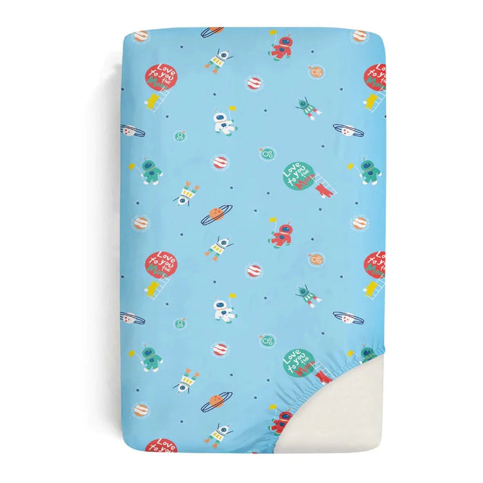 Organic cotton top crib sheet