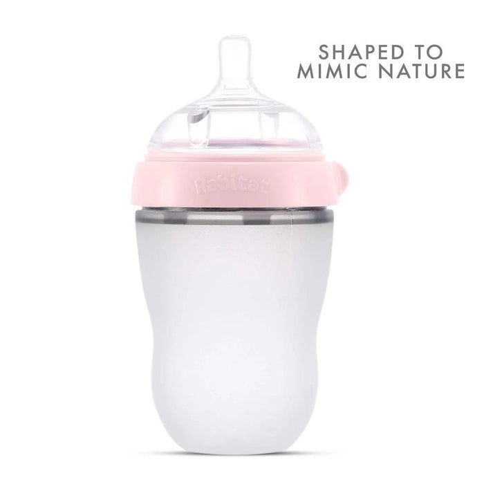 Rabitat Squeezy Silicone Feeding Bottle 250ml-Bottle & Breast Feeding-Rabitat-Toycra