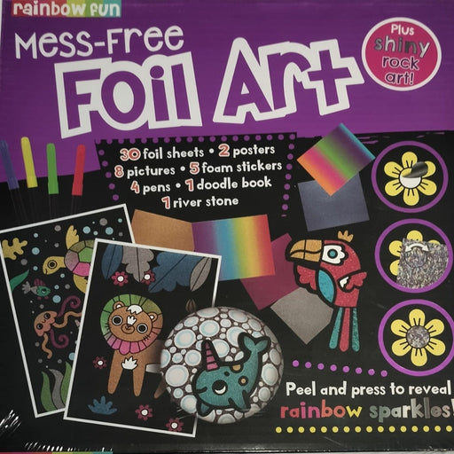 Rainbow Fun Mess-Free Foil Art-Arts & Crafts-Bookoli-Toycra