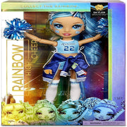 Rainbow High Cheer Skyler Bradshaw – Blue Cheerleader Fashion Doll with Pom Poms and Doll Accessories