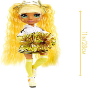 Rainbow High Cheer Sunny Madison – Yellow Cheerleader Fashion Doll with Pom Poms and Doll Accessories