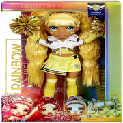 Rainbow High Cheer Sunny Madison – Yellow Cheerleader Fashion Doll with Pom Poms and Doll Accessories