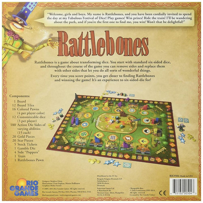 Rattlebones Board Game-Board Games-Toycra-Toycra