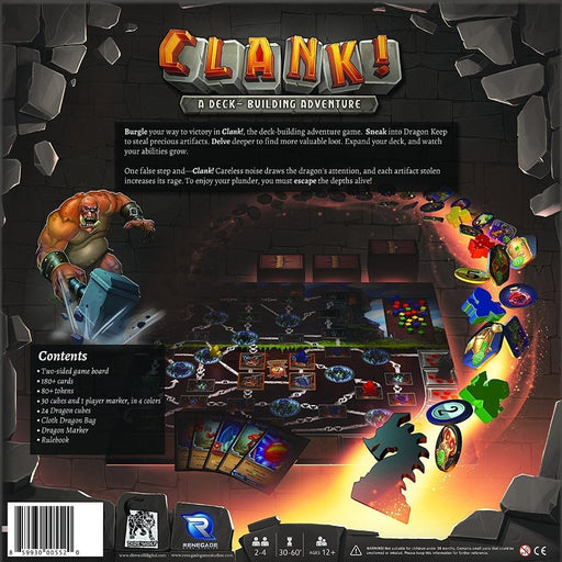 Renegade Game Studios Clank! A Deck Building Adventure!-Board Games-Toycra-Toycra