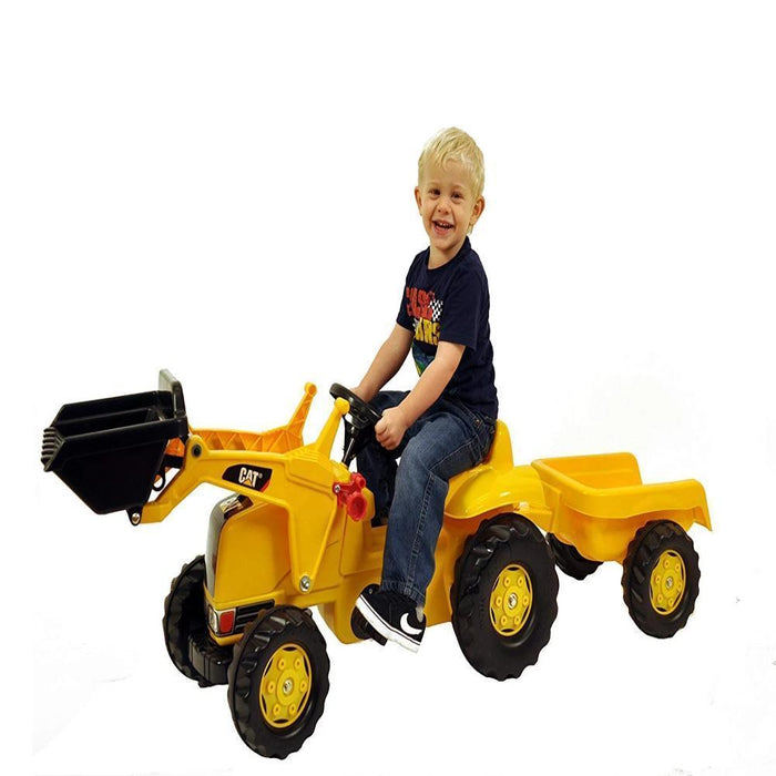 Rolly Kid CAT Tractor (02-328-8)-Ride Ons-Rolly Toys-Toycra