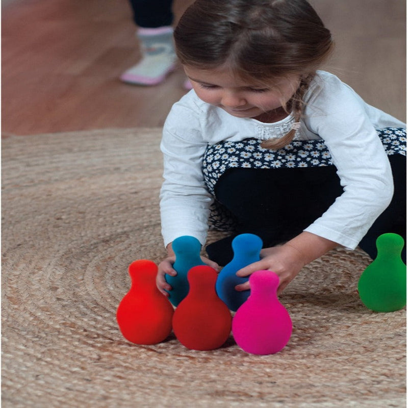 Rubbabu Pocket Size Bowling Set of 6