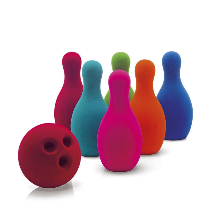 Rubbabu Pocket Size Bowling Set of 6-Outdoor Toys-Rubbabu-Toycra