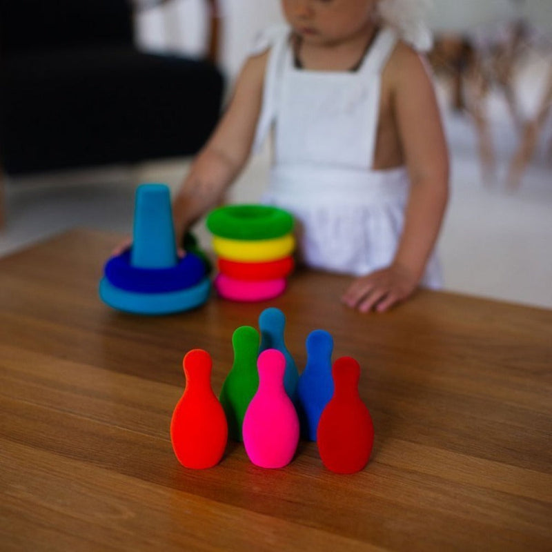Rubbabu Pocket Size Bowling Set of 6
