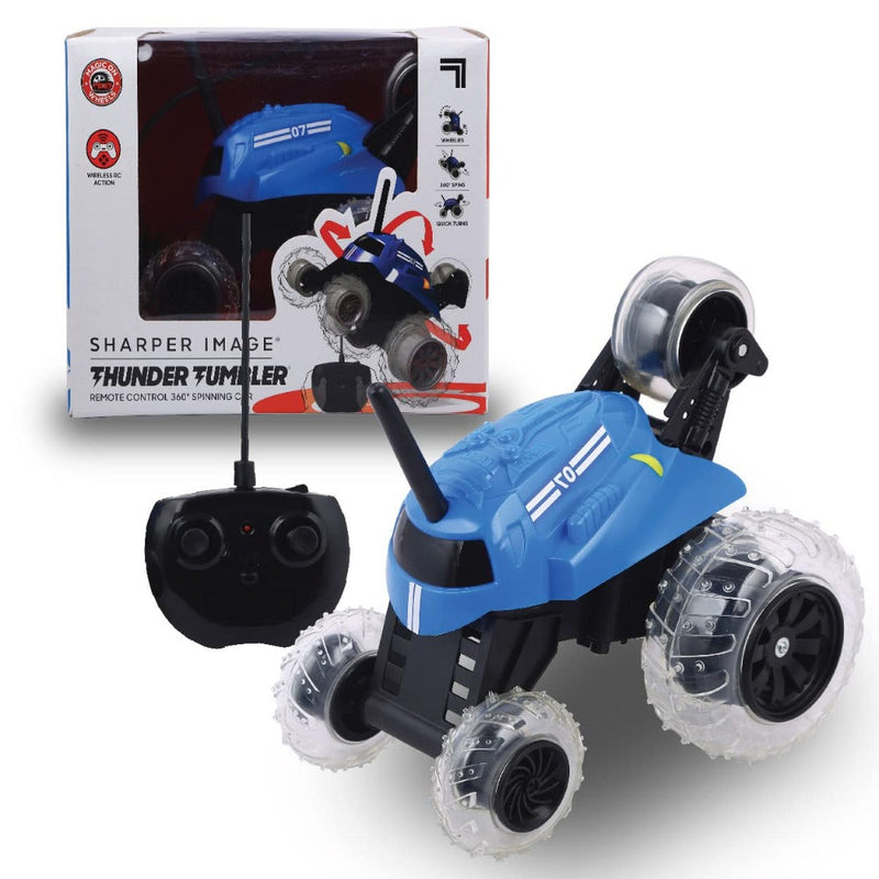 Sharper Image Thunder Tumbler Spinning Stunt Remote Controlled Car