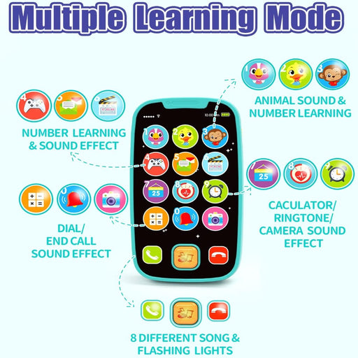 Shooting Star Baby Learning Smartphone Toys-Musical Toys-Shooting Star-Toycra