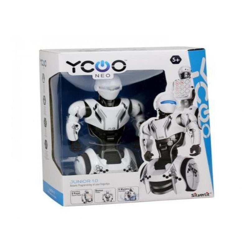 Silverlit Junior 1.0 Robot with Innovative 9 Point Touch Panel, Cool LED Eyes
