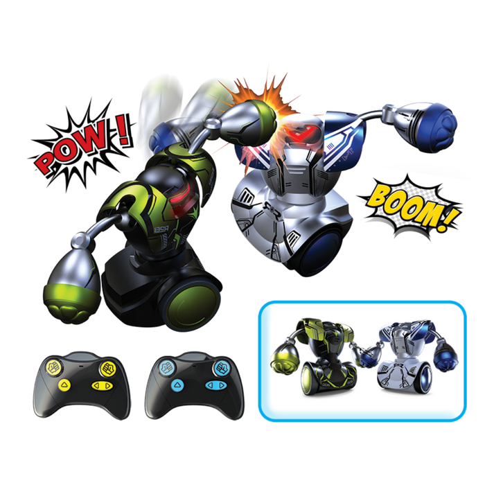 Silverlit Robo Kombat Balloon Puncher, robot, Different game modes  Compete with one or more robots. The robot will automatically attack or  defend. When one of the robots explodes the opponent's