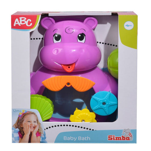 Simba ABC Bath Hippo Toys -Multi Color-Bath Toys-Simba-Toycra