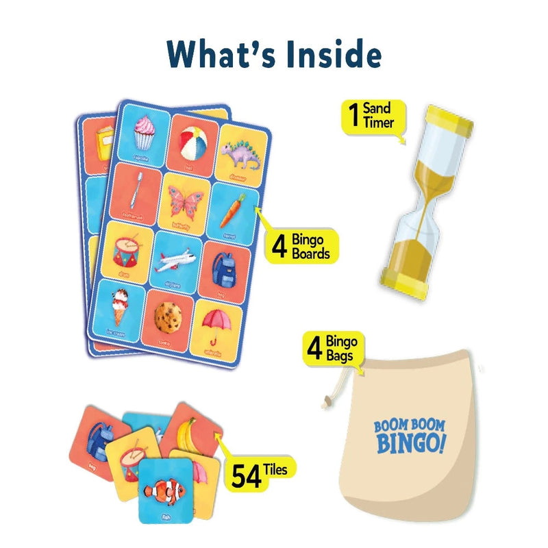 Skillmatics Boom Boom Bingo! Board Game
