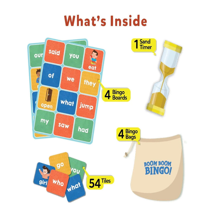 Skillmatics Boom Boom Bingo! Board Game