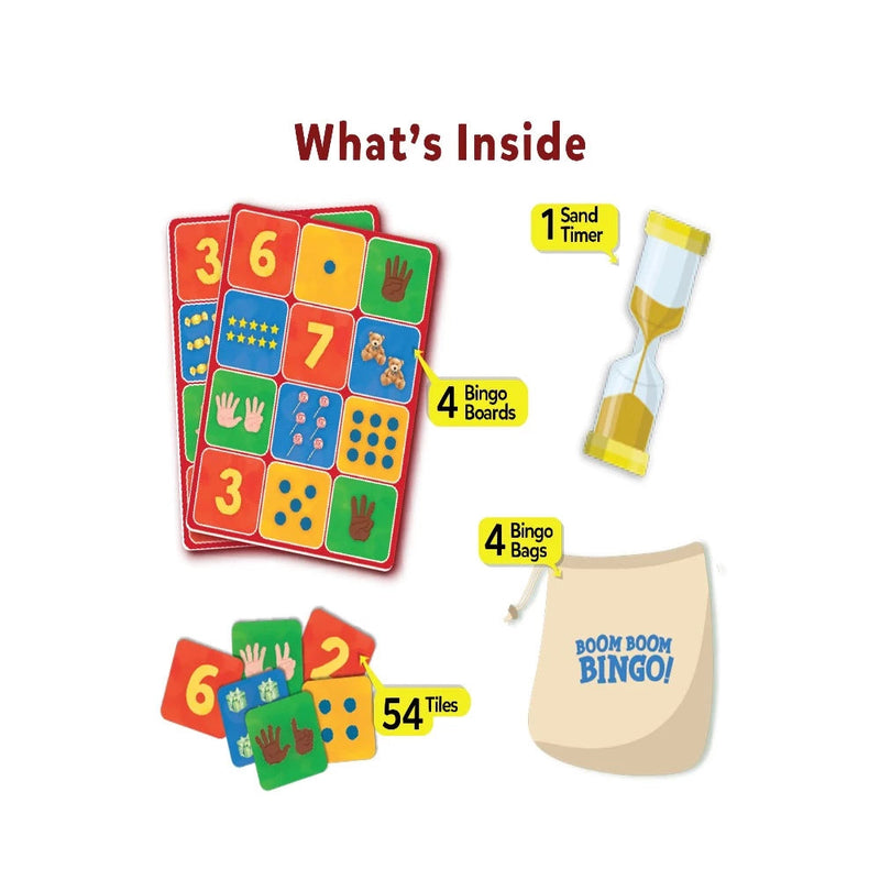 Skillmatics Boom Boom Bingo! Board Game
