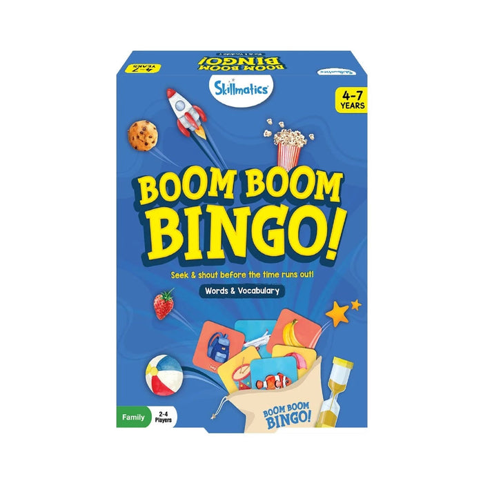 Skillmatics Boom Boom Bingo! Board Game-Board Games-Skillmatics-Toycra