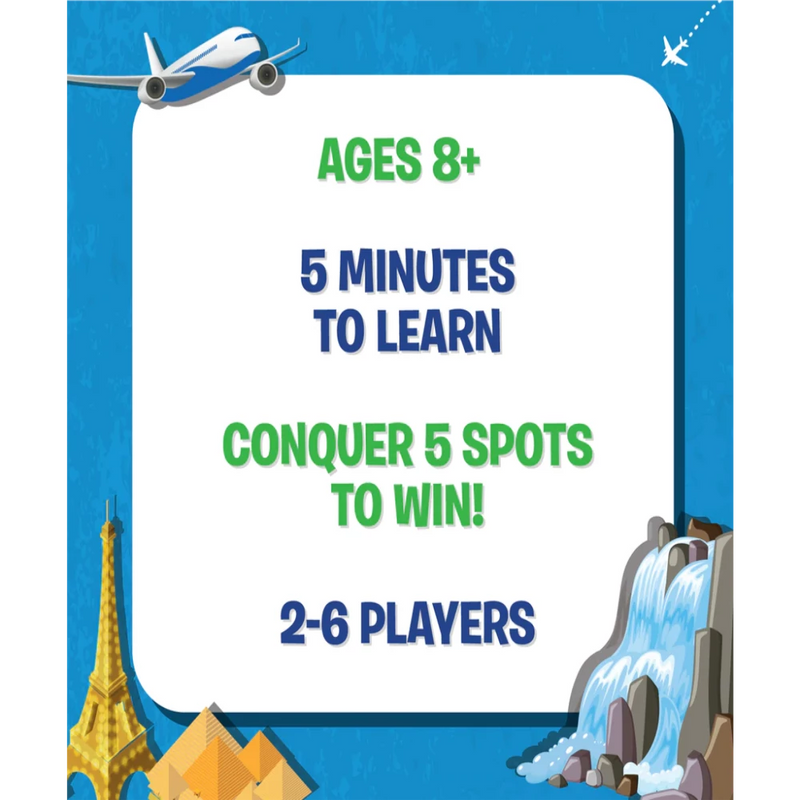 Skillmatics Guess In 10 Board Game - Around The World