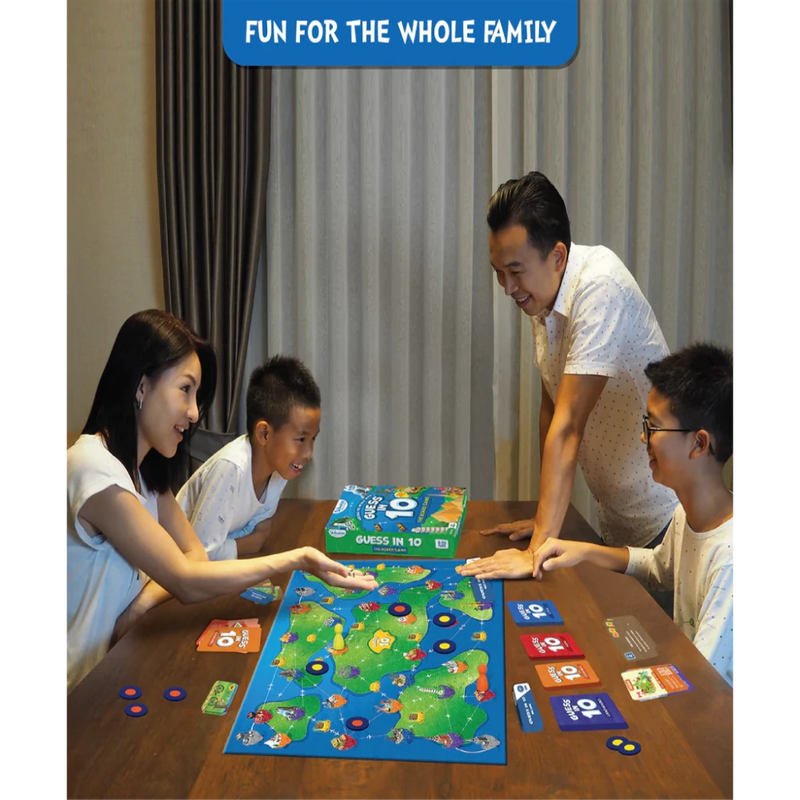 Skillmatics Guess In 10 Board Game - Around The World