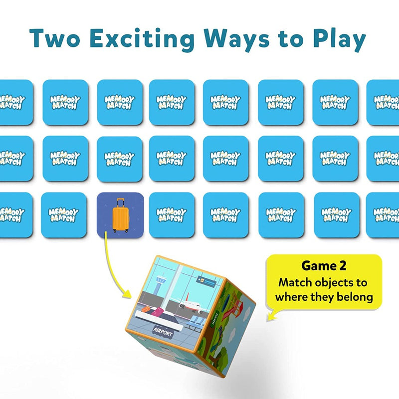 Skillmatics Memory Match Board Game