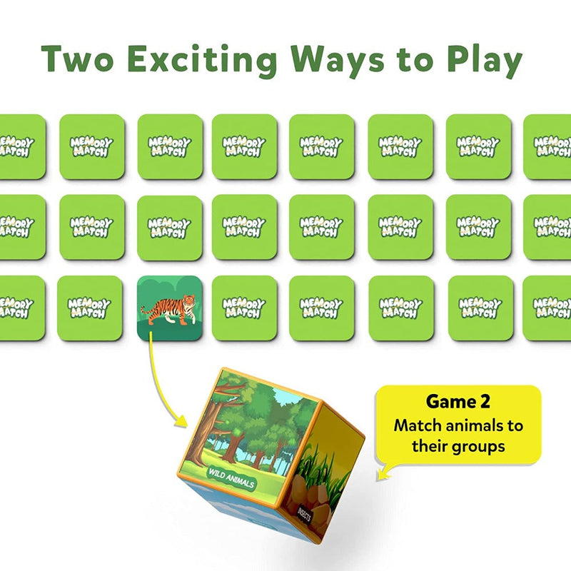 Skillmatics Memory Match Board Game