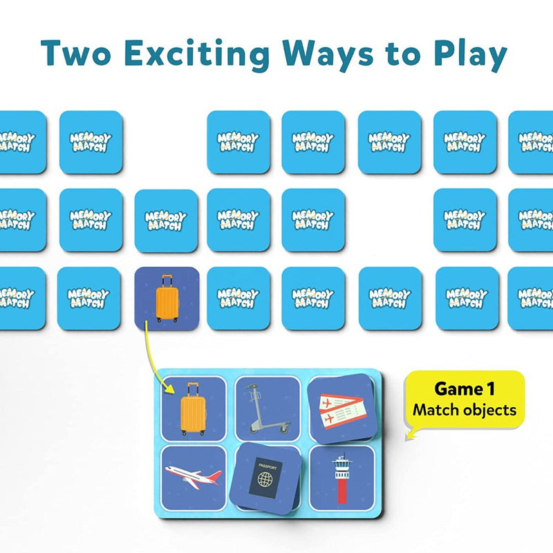 Skillmatics Memory Match Board Game