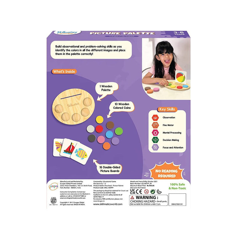 Skillmatics Preschool Educational Wooden Game