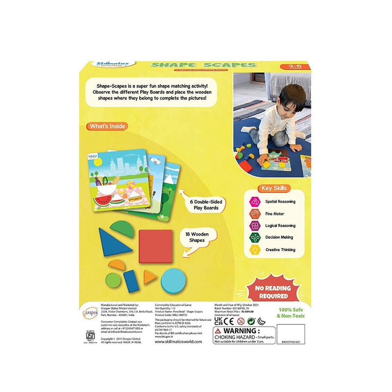 Skillmatics Preschool Educational Wooden Game