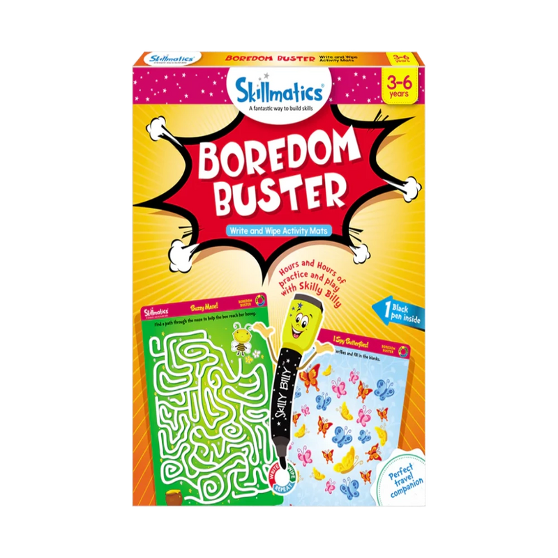 Skillmatics Reusable Activity Mats with Marker Pen