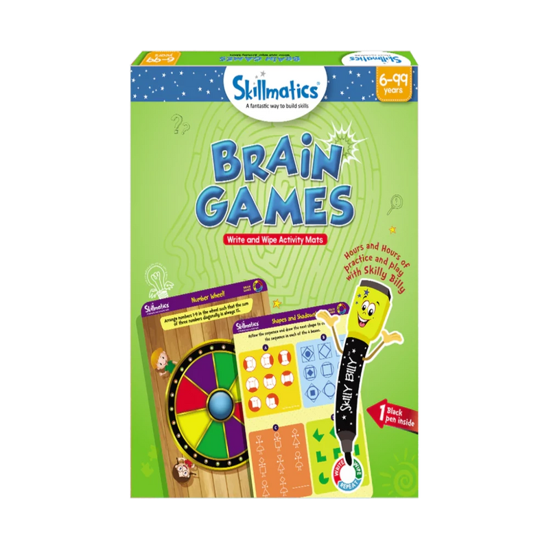 Skillmatics Reusable Activity Mats with Marker Pen