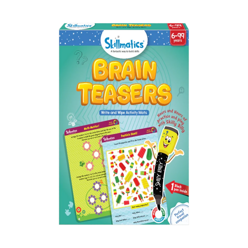 Skillmatics Reusable Activity Mats with Marker Pen