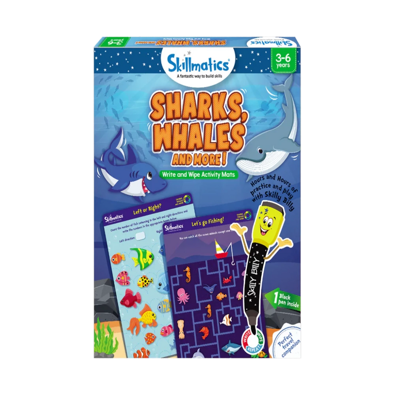 Skillmatics Reusable Activity Mats with Marker Pen