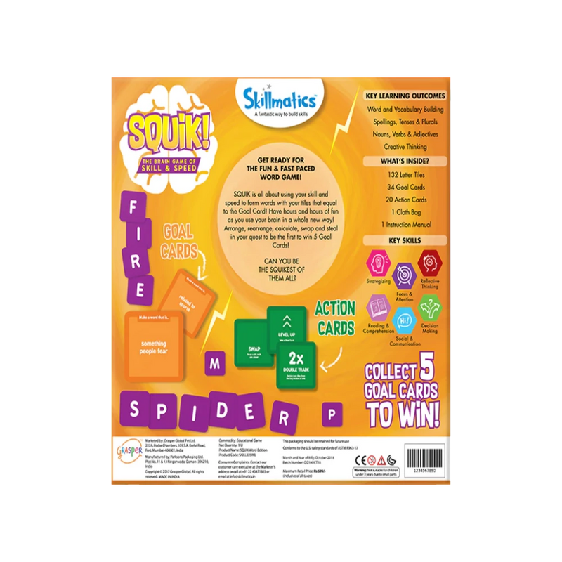Skillmatics SQUIK Game
