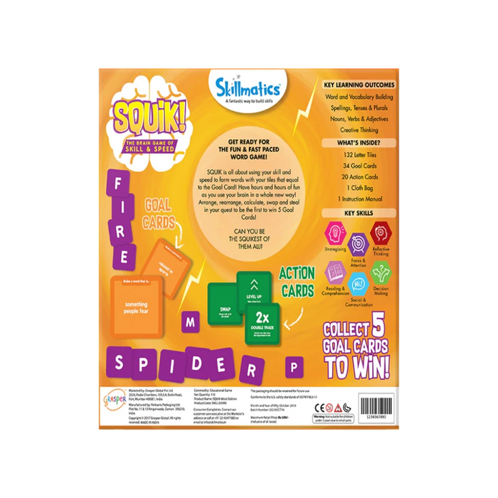 Skillmatics SQUIK Game-Family Games-Skillmatics-Toycra