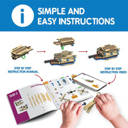 Skillmatics STEM Building Toy : Buildables Hydraulic Launcher