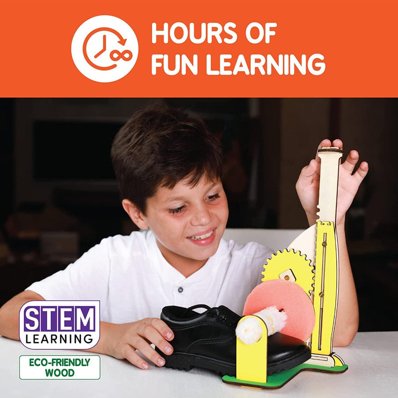 Skillmatics STEM Building Toy : Buildables Shoe Shining Machine