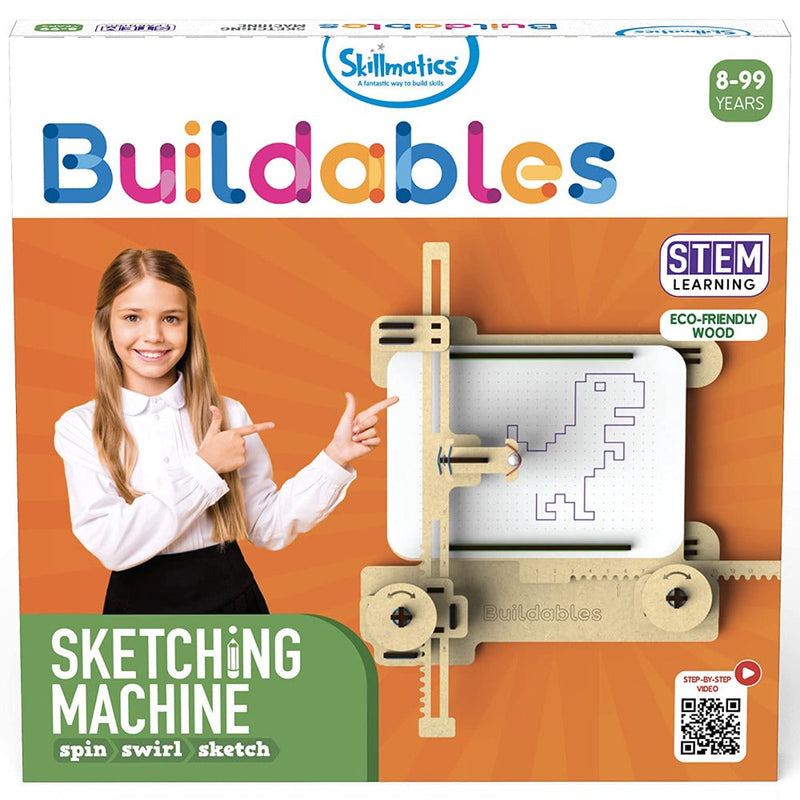 Skillmatics STEM Building Toy : Buildables Sketching Machine