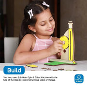 Skillmatics STEM Building Toy : Spin And Shine Machine