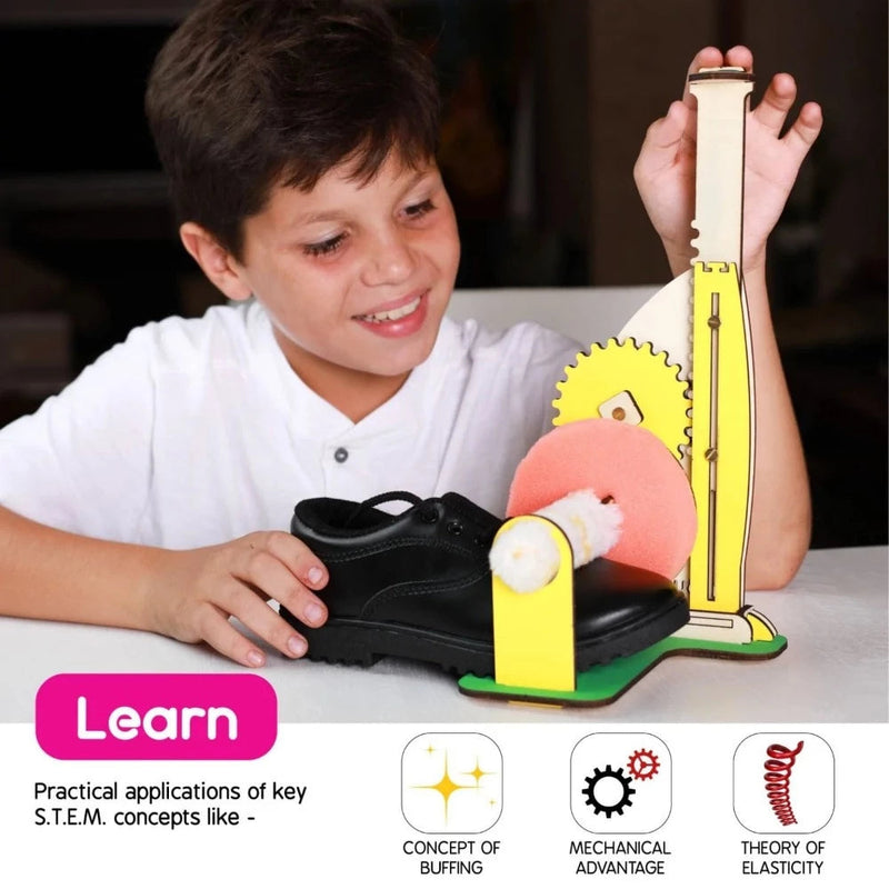 Skillmatics STEM Building Toy : Spin And Shine Machine