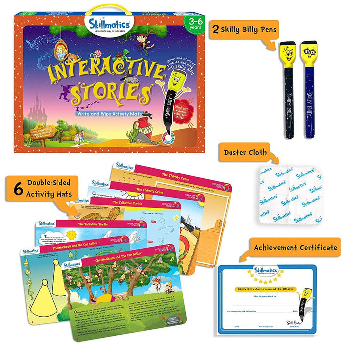 Skillmatics Write And Wipe Activity Mats-Learning & Education-Skillmatics-Toycra