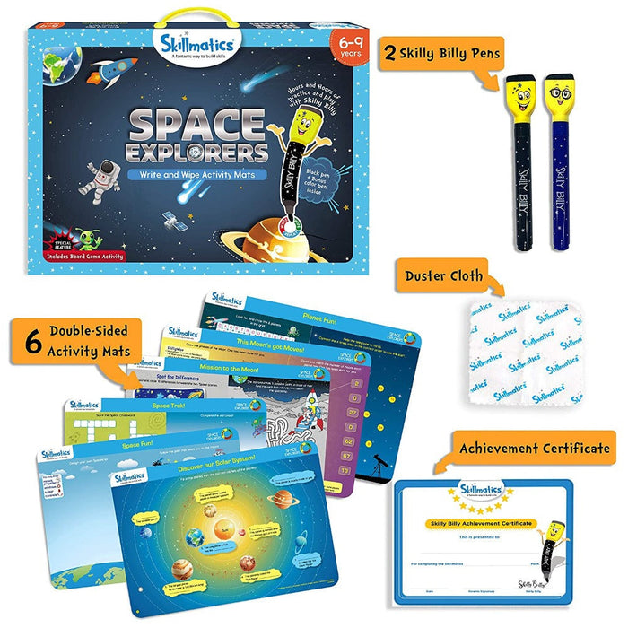 Skillmatics Write And Wipe Activity Mats-Learning & Education-Skillmatics-Toycra