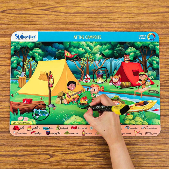 Skillmatics Write And Wipe Activity Mats-Learning & Education-Skillmatics-Toycra