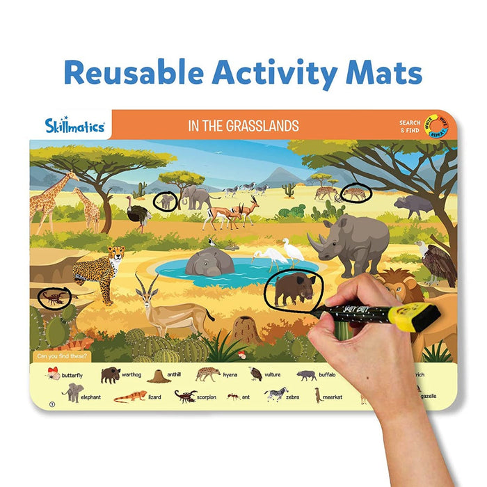 Skillmatics Write And Wipe Activity Mats-Learning & Education-Skillmatics-Toycra