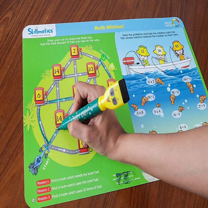 Skillmatics Write And Wipe Activity Mats-Learning & Education-Skillmatics-Toycra