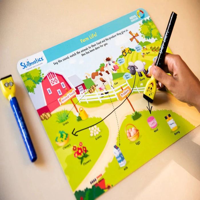 Skillmatics Write And Wipe Activity Mats-Learning & Education-Skillmatics-Toycra