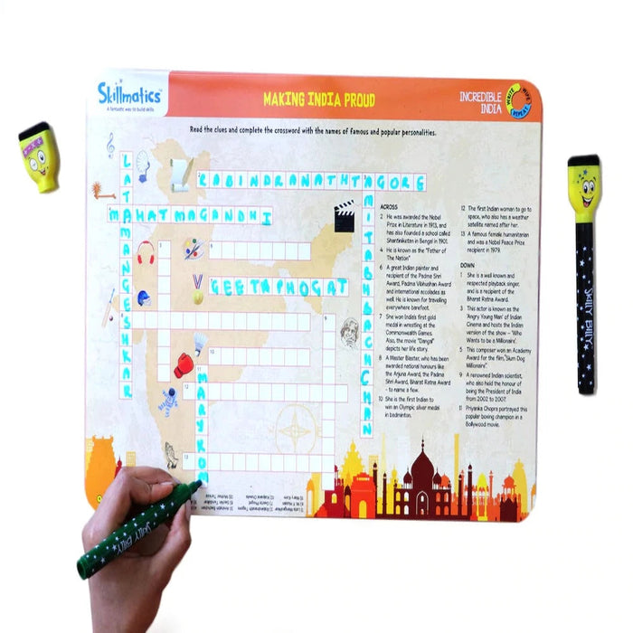 Skillmatics Write And Wipe Activity Mats-Learning & Education-Skillmatics-Toycra