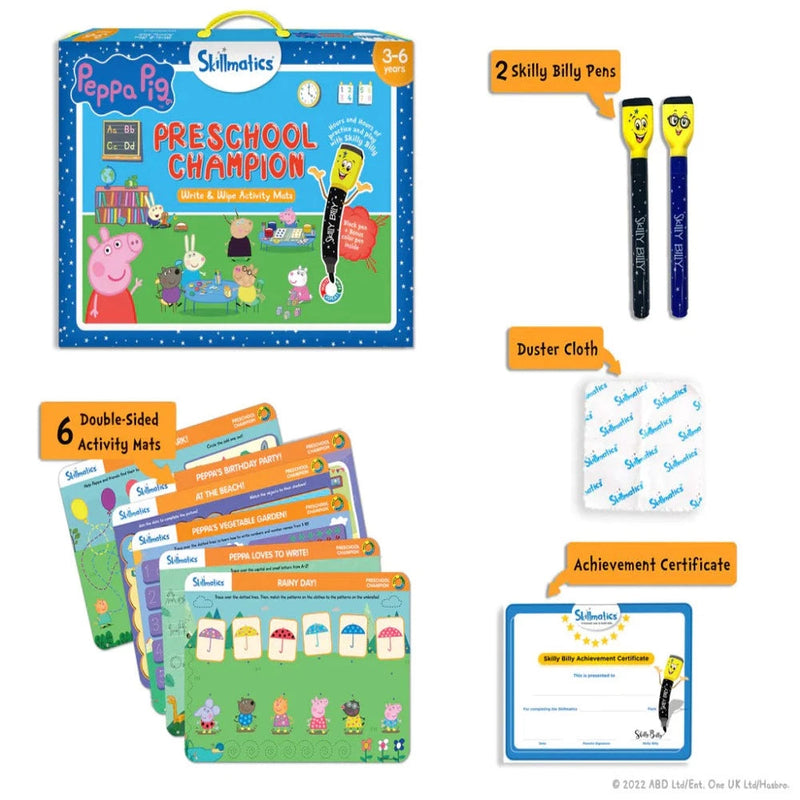 Skillmatics Write and Wipe Activity Mat