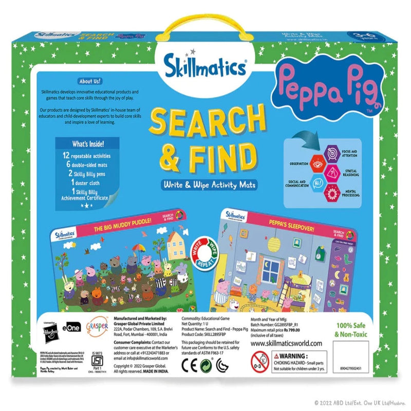 Skillmatics Write and Wipe Activity Mat
