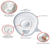 Skip Hop Easy-Store Toilet Trainer - White